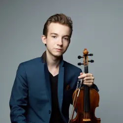 Porträt von Jacques Forestier mit Violine